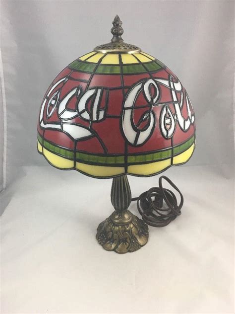 coca cola replica tiffany table lamp|coca cola tiffany hanging lamp.